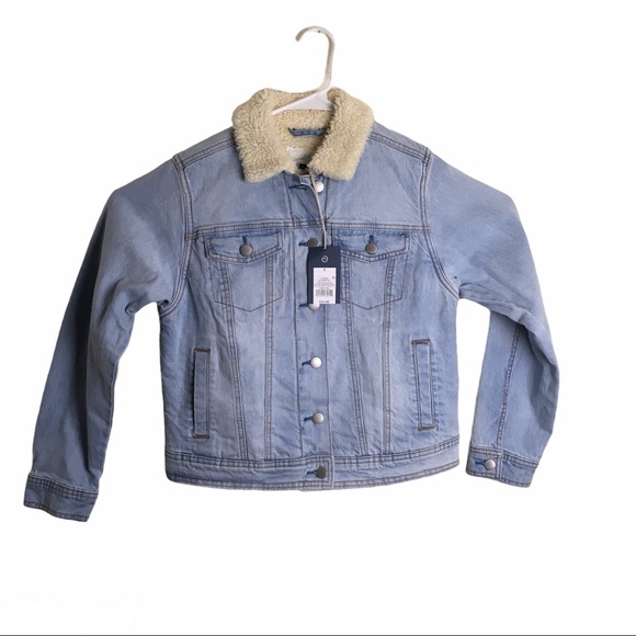 Universal Thread Jackets & Blazers - Women's Denim Sherpa Jacket Light Wash